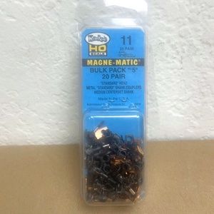 Kadee HO Scale Metal Couplers - #11 Medium Standard-Head (20 pr BULK PACK)